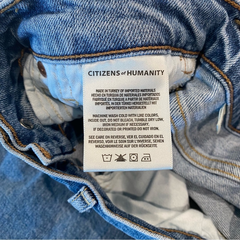 Citizens of Humanity Olivia High Rise Slim Ankle Jeans Size 25 - Picture 14 of 15